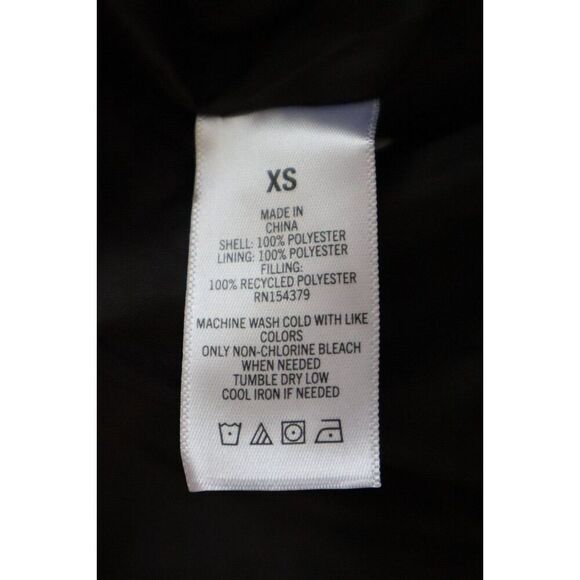 Aéropostale 2123-615 Women's Sz XS Red Remixed Down Quilted Hooded Puffer Jacket - Picture 4 of 7